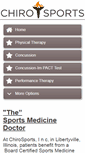 Mobile Screenshot of chirosports.org